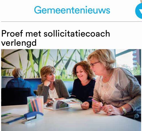 nieuws - proef met sollicitatiecoach verlengt - hrd groep